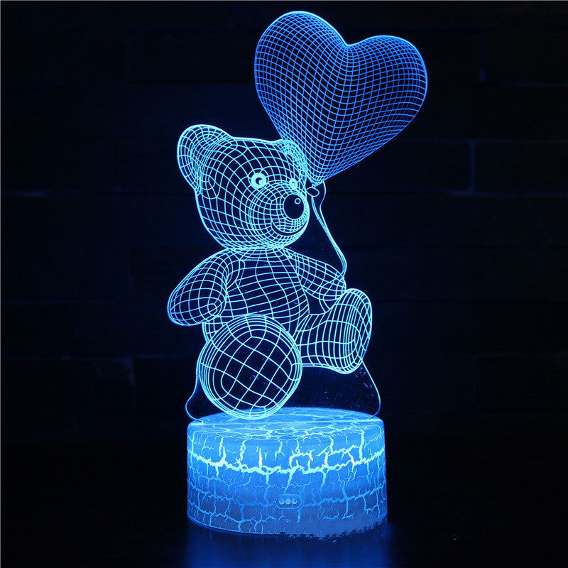 3D LED TEDDY