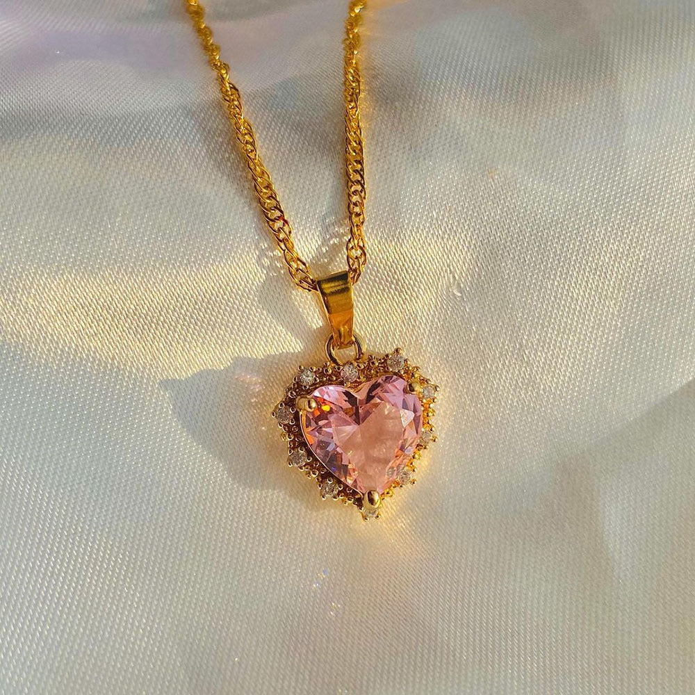 Heartstone necklace